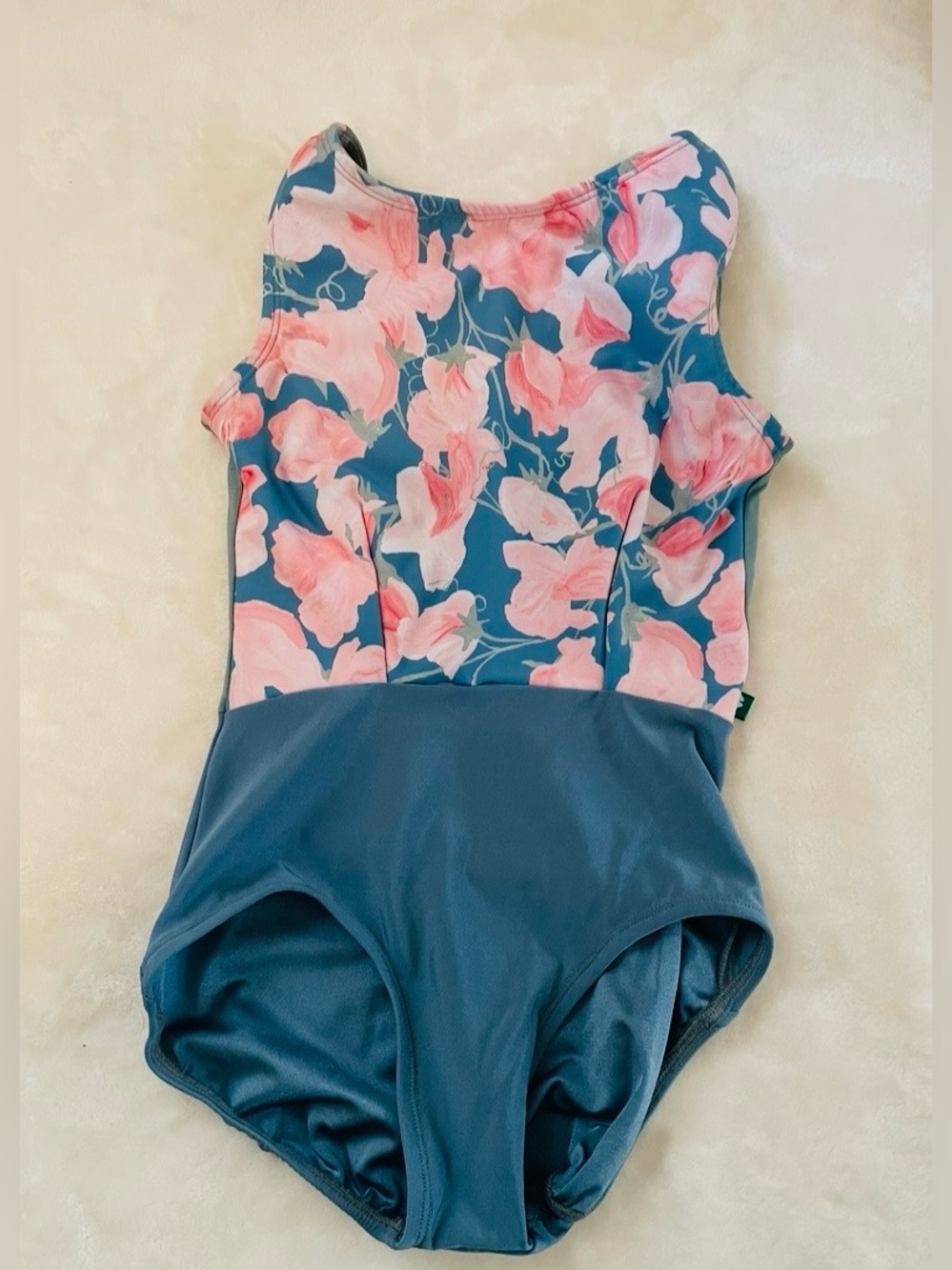 Lucky Leo Floral Leotard Small